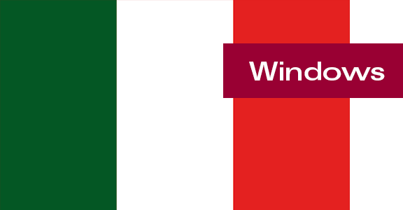 Italien Windows